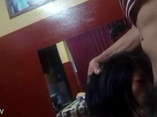 Emo chica craves sucking thick cock