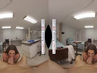 Naughty Nurse Nolina Nyx Rides Patient's Big Cock in Exam