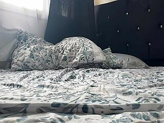 latina sleepwalker fingers herself homemade solo