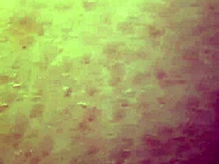 Curvy BBW masturbates fat tits with big dildo first time