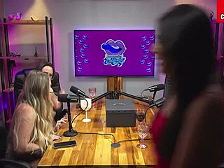 Horny Latina Sucks Friend's Pussy in Lingerie Play