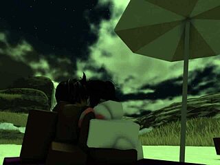 Big Ass Beach Bitch Creampied Hard by Black Bull Cock