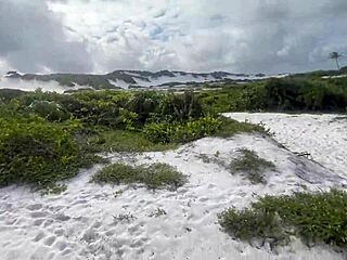 Petite Latina's Big Clit and Ass Get Bent Over for Rough Face Fucking and Doggystyle Banging!