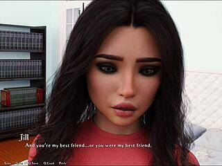 chick route in being a dik game feels so intense