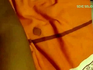 ebony girlfriend fucked in red panties condom