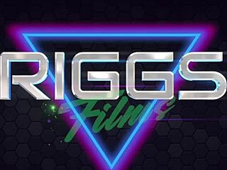 petite asian ember snow's small waist gripped tight as huge cock rails her busty body!