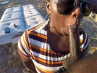 Her Thrilling First Time Hiking Outdoors Adventure Begins