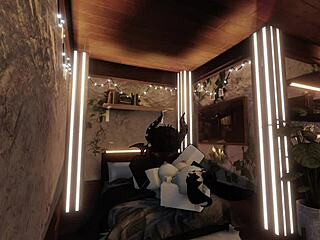 bunny hg begs monster demon dick to fuck her brains out!