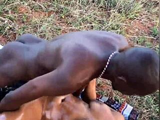 explosive ebony cumshots drench huge cocks asses and hairy bushes!