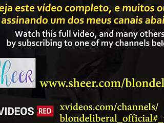 Blonde Uses Sex Machine Dildo First Time