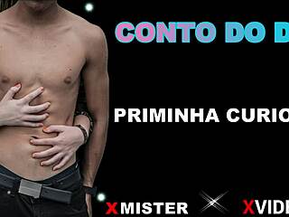 curious little brazilian cousin begs for amateur cock tease!