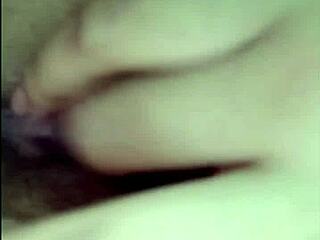 Asian slut cums hard fingering pussy on naughty webcam show