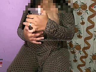 Indian Aunt's Big Ass and Tits Fucked Hard by Young Neighbor Boy!