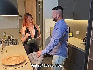 a real estate agent seduces her client with intense sex to close the deal