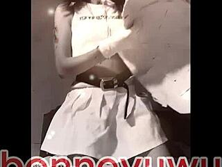 elfa bonneyuwu flashes panties and tiny tits to stepdad in sexy cosplay skirt