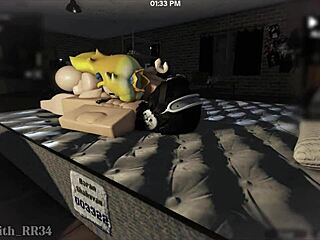 peach gives me head in the castle during wild sex romp