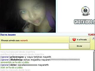 Chilena Tetota Teases On Web Chat