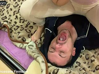 kira's femdom preview foot gagging armpits licking facesitting