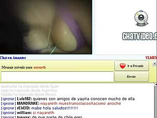Chilena Tetota Teases On Web Chat