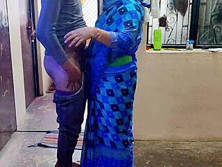 desi indian bhabhi bent over for rough hardcore doggystyle pounding.