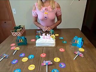 Stepdad why are you deepthroating my small tits on my 18th birthday daddy?!