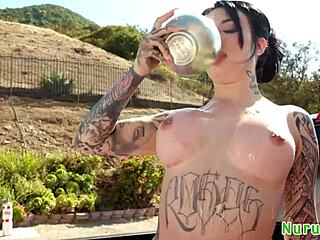 big tit asian masseuse lacey jayne james angel sucks and fucks black client in truck