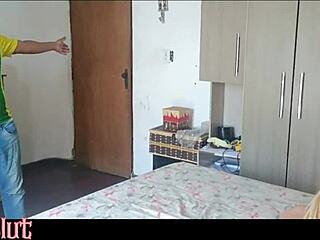 Pool Guy Fucks Housewife's Big Ass Then Cleans with Creampie