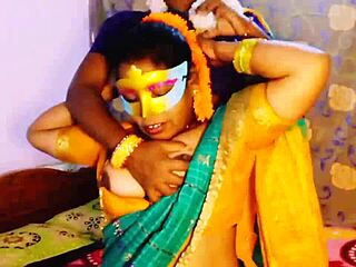 aunty seduces daughter-in-law with dirty telugu talks in sarees