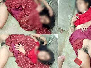 Desi Indian wife celebrates anniversary with hot creampie fuck