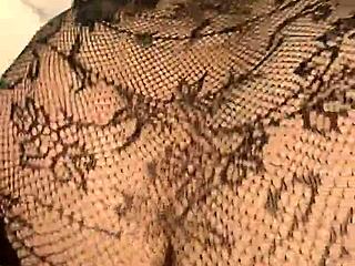 Horny latina bbw in lingerie bent over pov for deep doggystyle cumshot on big curvy ass