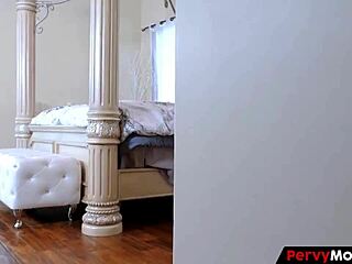 pervymother boy catches stepmom licking stepsister pussy