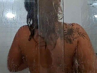 hot brazilian milf shower moan sees naked cock bathroom?? 🚿🍆