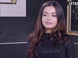 Petite Italian Babe Dominated by Monster Cock to Her Limit!