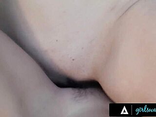 slimthick vic milf eats nicole doshi pussy scissors poolside wild