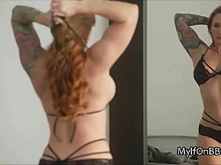 Milf's Sexy Black Lingerie Teases BBC Craving