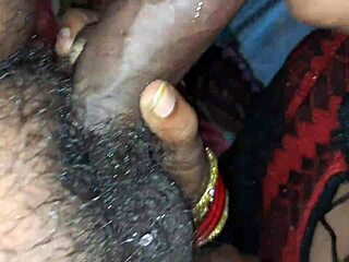 Horny indian bhabhi in saree fingers pussy moans loud alone.