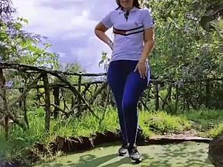 Jeans Hugging Her Juicy Big Ass Temptation