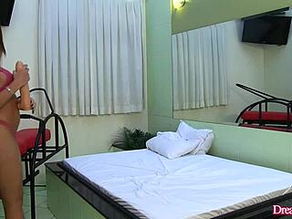 doesn't fernanda cristine look hot wanking her cock with dildo stuffed in ass?