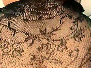 Horny latina bbw in lingerie bent over pov for deep doggystyle cumshot on big curvy ass