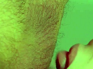 i lick balls close-up till hot cum fills mouth