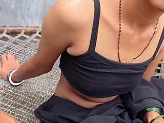 Desi bhabhi bent over for outdoor doggystyle pussy pounding