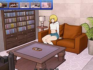 A femboy shares the bunker in a steamy roleplay encounter.