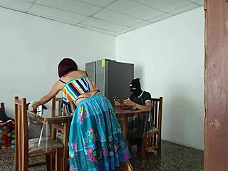 Sinful Maid Spreads Cute Pussy Wide Open Now!