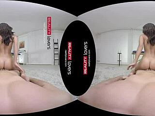 milf rides cock cowgirl after erotic czech massage in vr reality pov