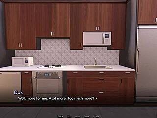 A femboy shares the bunker in a steamy roleplay encounter.