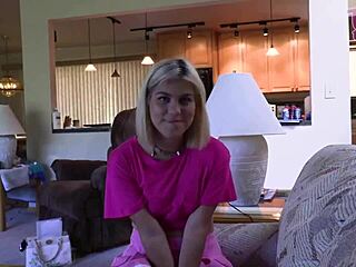 Blonde Lilith Grace Cowgirl Rides Boss Seth Brogans Mature Cock Creampie