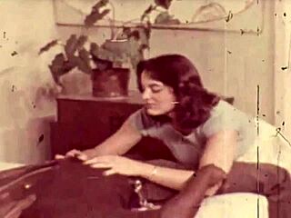 Vintage Interracial Group Fuck In Retro Beaver Pussy