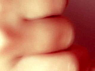 Stepmother kneels and slurps my throbbing cock deep