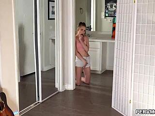 Mackenzie Lee's milf pussy pounded rough doggystyle by big cock.