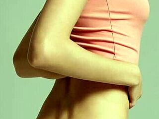 ever seen cute lingerie models barefoot in panties like this?